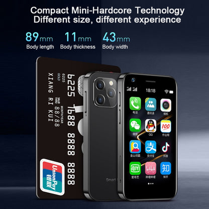 SOYES XS12, 2GB+16GB, Face Recognition, 3.0 inch Android 9.0 MTK6737M Quad Core up to 1.1GHz, Bluetooth, WiFi, FM, Network: 4G, Dual SIM(Black) - SOYES by SOYES | Online Shopping UK | buy2fix