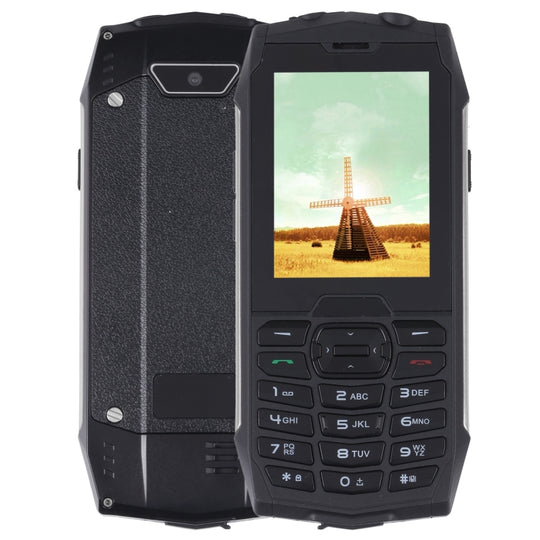 Rugtel R3C Rugged Phone, IP68 Waterproof Dustproof Shockproof, 2.8 inch, MTK6261D, 2000mAh Battery, SOS, FM, Dual SIM(Silver)