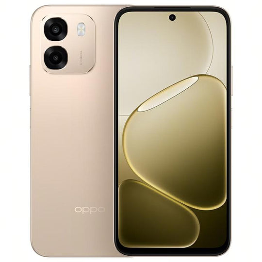 OPPO A6k 5G, 12GB+256GB, Side Fingerprint, 6.75 inch ColorOS 15 MediaTek Dimensity 6300 Octa Core, OTG, Network: 5G (Gold)