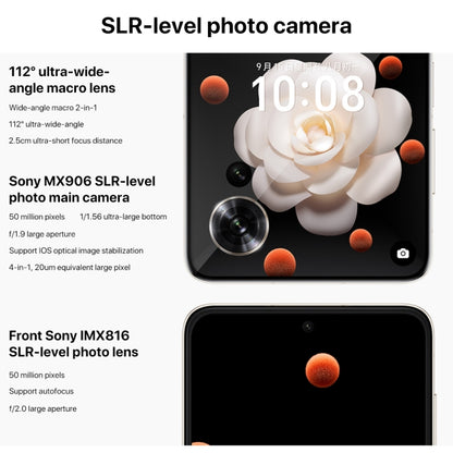 Honor Magic V Flip, 12GB+1TB, 6.8 inch + 4.0 inch Screen MagicOS 8.0 Snapdragon 8+ Gen 1 Octa Core, Network: 5G, NFC, OTG (White) - Honor by HONOR | Online Shopping UK | buy2fix