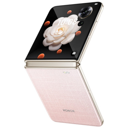 Honor Magic V Flip, 12GB+256GB, 6.8 inch + 4.0 inch Screen MagicOS 8.0 Snapdragon 8+ Gen 1 Octa Core, Network: 5G, NFC, OTG (Pink) - Honor by HONOR | Online Shopping UK | buy2fix
