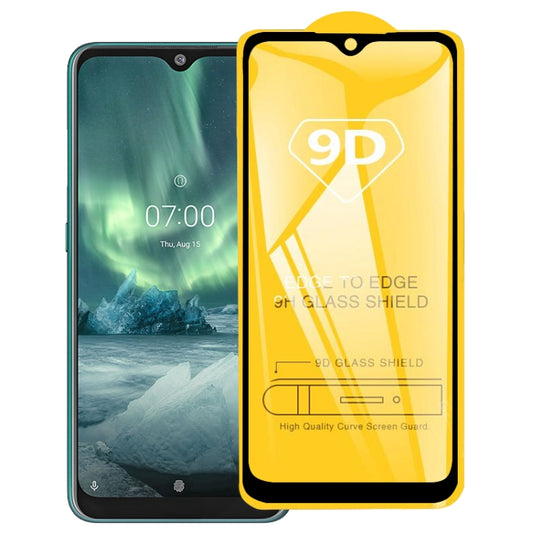 For Nokia 7.2 9D Full Glue Full Screen Tempered Glass Film by buy2fix