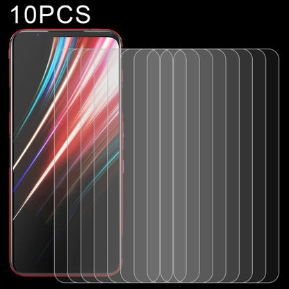 For ZTE nubia Red Magic 5G / Magic 5S 10 PCS 0.26mm 9H 2.5D Tempered Glass Film - ZTE Tempered Glass by buy2fix | Online Shopping UK | buy2fix