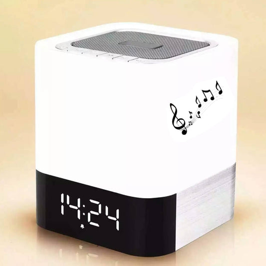 MUSKY DY 28 LED Light 3D Stereo Music Mini Bluetooth Speaker, Support Clock Alarm / AUX, For iPhone, Galaxy, Sony, Lenovo, HTC, Huawei, Google, LG, Xiaomi, other Smartphones - Desktop Speaker by buy2fix | Online Shopping UK | buy2fix