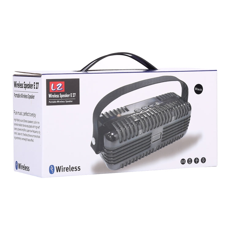LZ E27 DC 5V Portable Wireless Speaker with Hands-free Calling, Support USB & TF Card & 3.5mm Aux(Black) - Desktop Speaker by buy2fix | Online Shopping UK | buy2fix