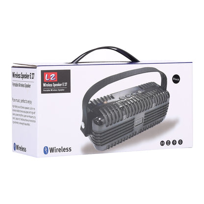 LZ E27 DC 5V Portable Wireless Speaker with Hands-free Calling, Support USB & TF Card & 3.5mm Aux(Black) - Desktop Speaker by buy2fix | Online Shopping UK | buy2fix