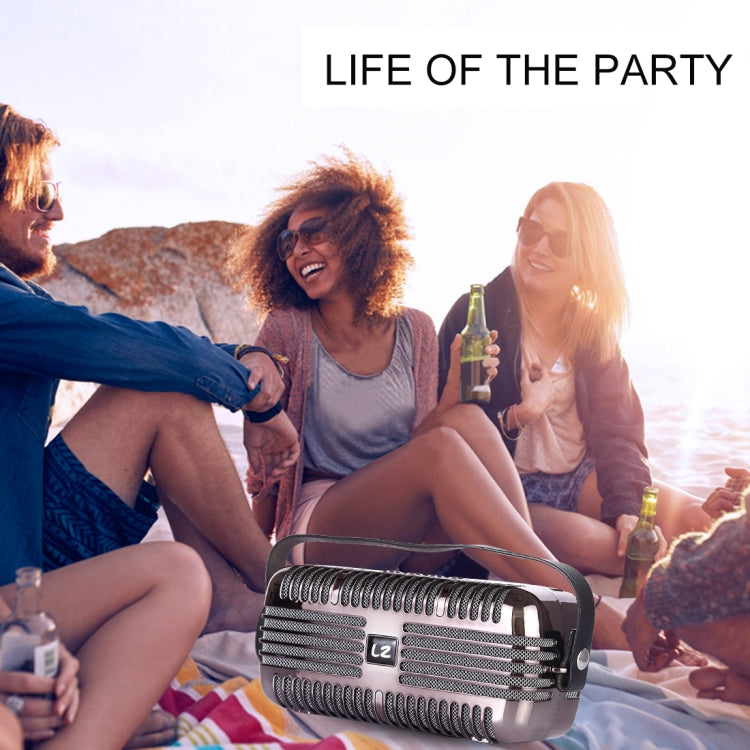 LZ E27 DC 5V Portable Wireless Speaker with Hands-free Calling, Support USB & TF Card & 3.5mm Aux(Black) - Desktop Speaker by buy2fix | Online Shopping UK | buy2fix
