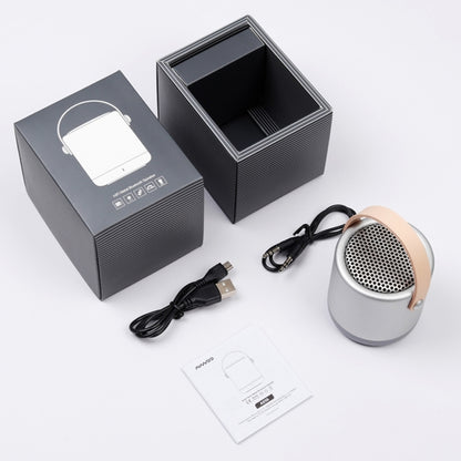 A056  Portable Outdoor Metal Bluetooth V4.1 Speaker with Mic, Support Hands-free & AUX Line In (Black) - Desktop Speaker by buy2fix | Online Shopping UK | buy2fix