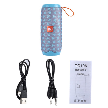 T&G TG106 Portable Wireless Bluetooth V4.2 Stereo Speaker with Handle, Built-in MIC, Support Hands-free Calls & TF Card & AUX IN & FM, Bluetooth Distance: 10m - Desktop Speaker by T&G | Online Shopping UK | buy2fix