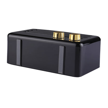 Portable Wireless Bluetooth V4.2 Stereo Speaker with Lanyard, Built-in MIC, Support Hands-free Calls & TF Card & AUX IN & FM, Bluetooth Distance: 10m (Black) - Desktop Speaker by buy2fix | Online Shopping UK | buy2fix
