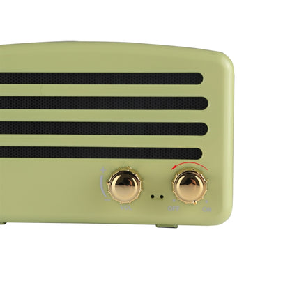 Portable Wireless Bluetooth V4.2 Stereo Speaker with Lanyard, Built-in MIC, Support Hands-free Calls & TF Card & AUX IN & FM, Bluetooth Distance: 10m (Green) - Desktop Speaker by buy2fix | Online Shopping UK | buy2fix
