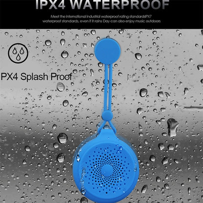 Q50 Suction Cup Waterproof Bluetooth Speaker for Bathroom (Pink) - Waterproof Speaker by buy2fix | Online Shopping UK | buy2fix
