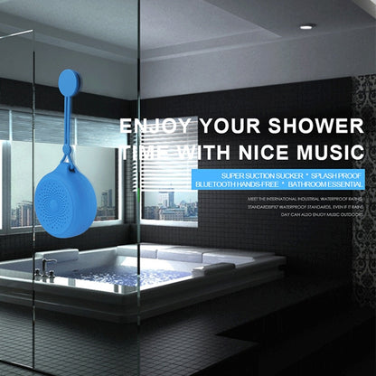 Q50 Suction Cup Waterproof Bluetooth Speaker for Bathroom (Blue) - Waterproof Speaker by buy2fix | Online Shopping UK | buy2fix