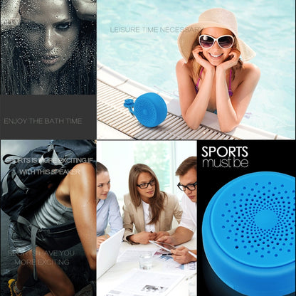 Q50 Suction Cup Waterproof Bluetooth Speaker for Bathroom (Pink) - Waterproof Speaker by buy2fix | Online Shopping UK | buy2fix