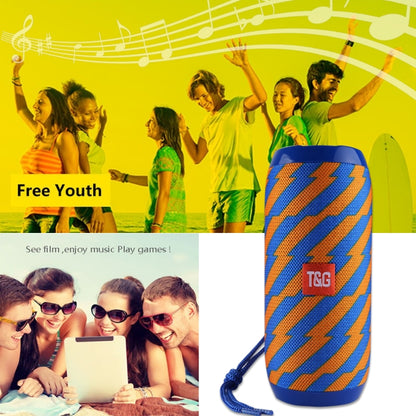 T&G TG117 Portable Bluetooth Stereo Speaker, with Built-in MIC, Support Hands-free Calls & TF Card & AUX IN & FM, Bluetooth Distance: 10m(Dark Blue) - Desktop Speaker by T&G | Online Shopping UK | buy2fix