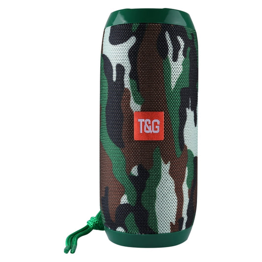 T&G TG117 Portable Bluetooth Stereo Speaker, with Built-in MIC, Support Hands-free Calls & TF Card & AUX IN & FM, Bluetooth Distance: 10m(Green) - Desktop Speaker by T&G | Online Shopping UK | buy2fix