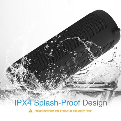 T2 3ATM Waterproof Portable Bluetooth Stereo Speaker, with Built-in MIC & LED & Hanging Hook, Support Hands-free Calls & TF Card, Bluetooth Distance: 10m (Red) - Waterproof Speaker by buy2fix | Online Shopping UK | buy2fix