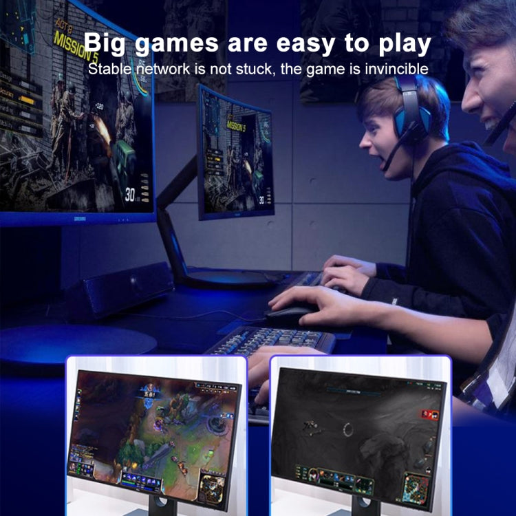 USB-A To 2500Mbps RJ45 Network Card Ethernet Adapter (Grey) by buy2fix