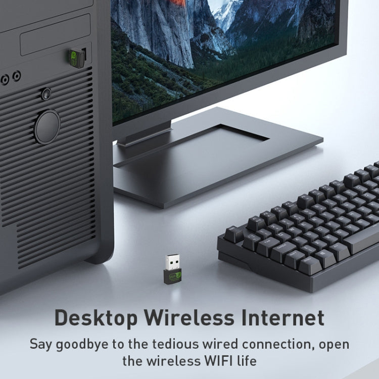 150Mbps Mini USB Wireless Network Adapter WiFi Signal Receiver by buy2fix