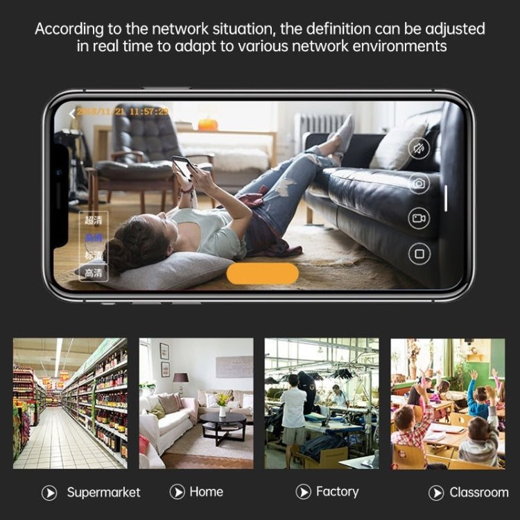 A9 1080P WiFi Wireless Network Camera Wide-angle Recorder (Black) by buy2fix