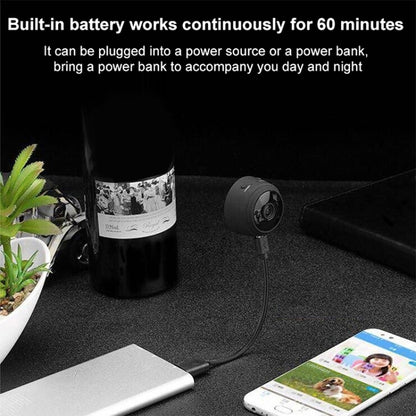 A9 1080P WiFi Wireless Network Camera Wide-angle Recorder (Black) by buy2fix
