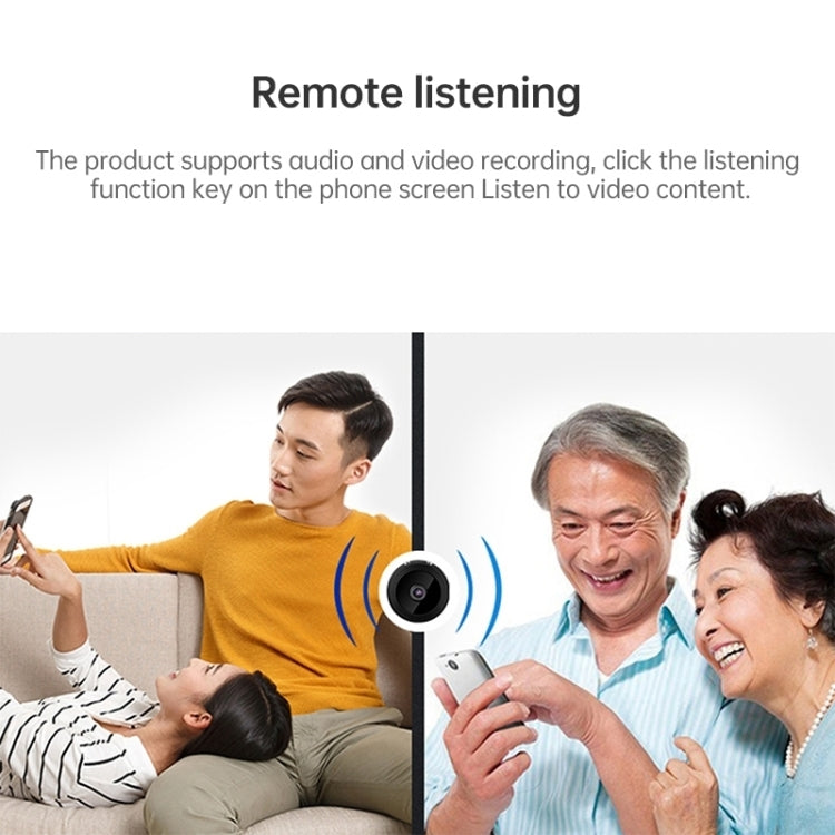 A9 1080P WiFi Wireless Network Camera Wide-angle Recorder (Black) by buy2fix