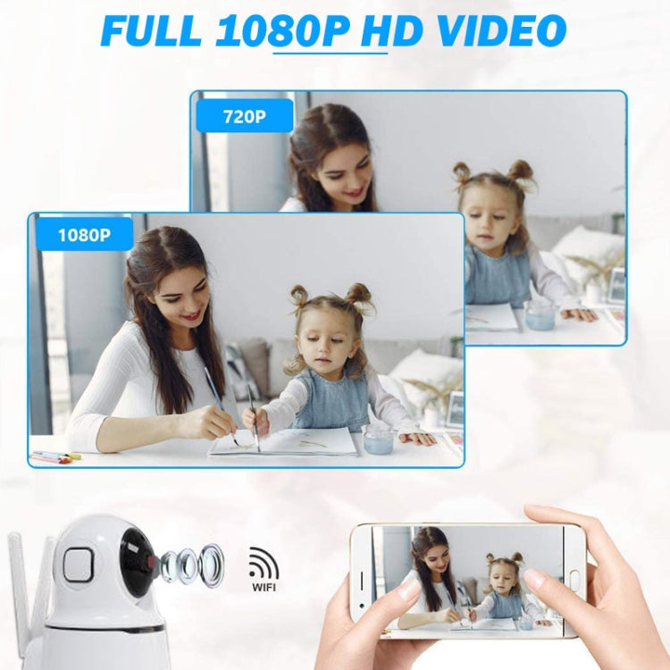 PAF200 2MP 1080P HD Wireless IP Camera, Support Motion Detection & Infrared Night Vision & TF Card(AU Plug) - Wireless Camera by buy2fix | Online Shopping UK | buy2fix