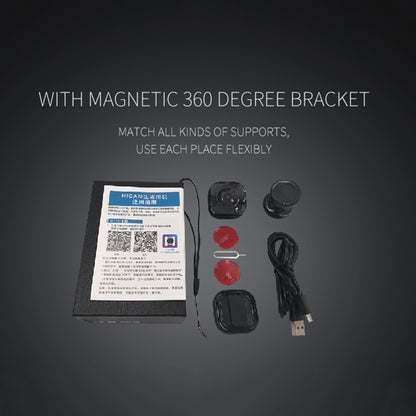 H9 Mini HD 1280 x 720P 120 Degree Wide Angle Wearable Smart Wireless WiFi Surveillance Camera(Black) by buy2fix