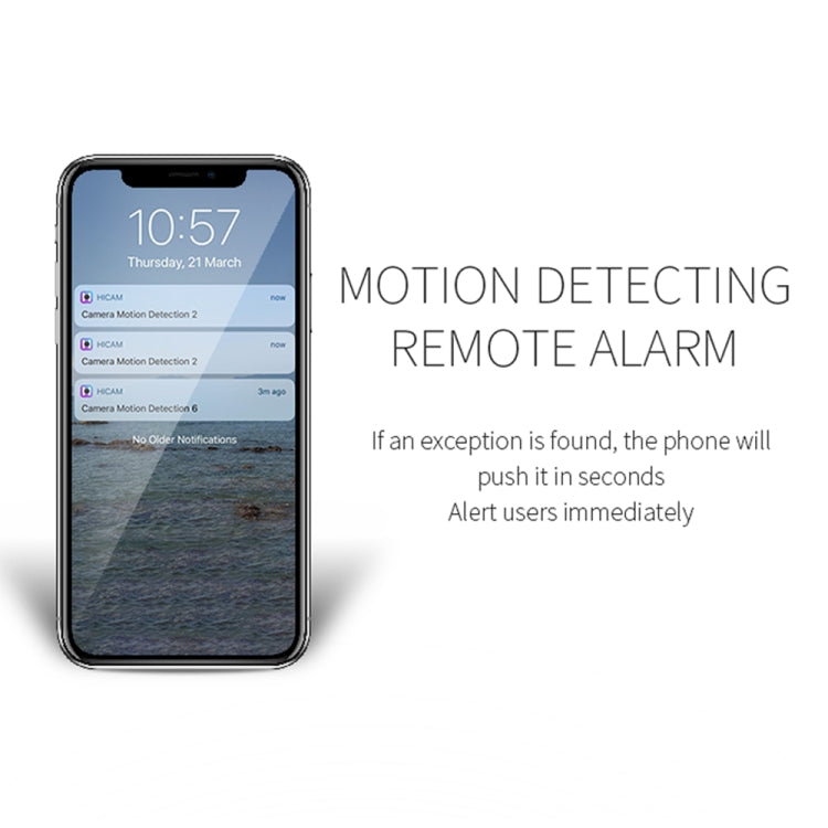 H9 Mini HD 1280 x 720P 120 Degree Wide Angle Wearable Smart Wireless WiFi Surveillance Camera(Black) by buy2fix