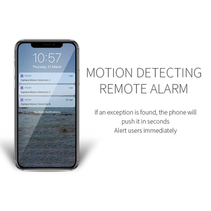 H9 Mini HD 1280 x 720P 120 Degree Wide Angle Wearable Smart Wireless WiFi Surveillance Camera(Black) by buy2fix