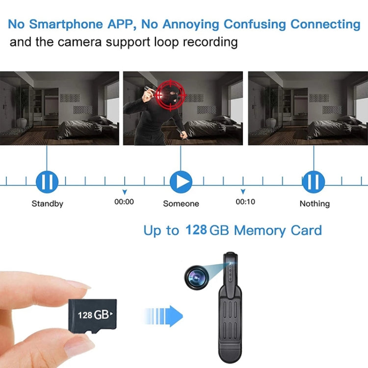 T189 64GB Mini 720P DV Camera Video Recorder Pen - Recording Pen by buy2fix | Online Shopping UK | buy2fix