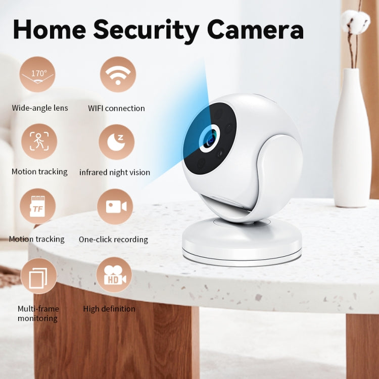 A5 Portable Mini 4K HD Camera Night Vision Home Security Micro Camcorder (White) - Mini Camera by buy2fix | Online Shopping UK | buy2fix