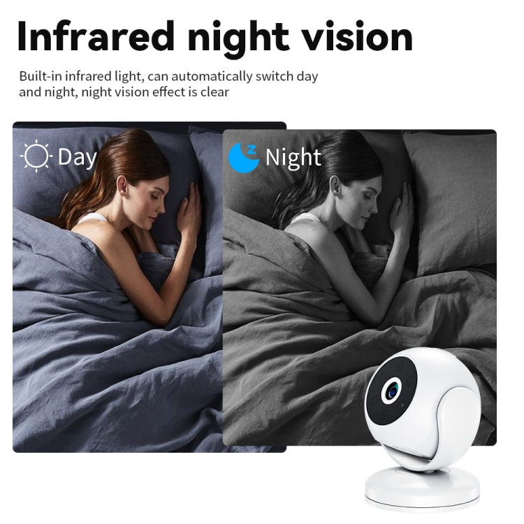 A5 Portable Mini 4K HD Camera Night Vision Home Security Micro Camcorder (White) - Mini Camera by buy2fix | Online Shopping UK | buy2fix