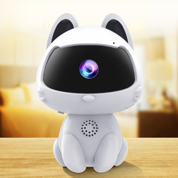 K9 Cute Pets Smart Home Camera, Support Night Vision & Two-way Voice & Motion Detection (White) by buy2fix