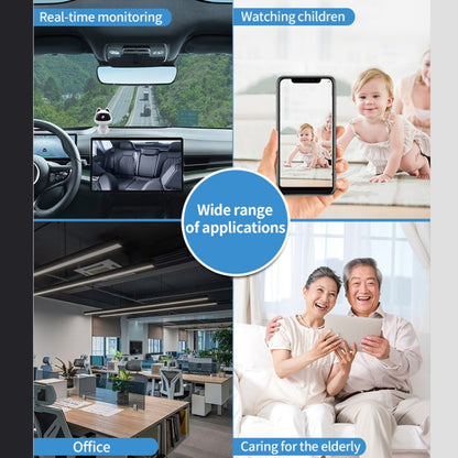 K9 Cute Pets Smart Home Camera, Support Night Vision & Two-way Voice & Motion Detection (White) by buy2fix