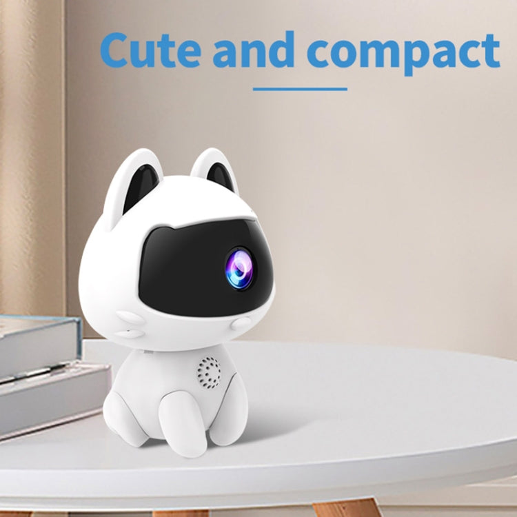 K9 Cute Pets Smart Home Camera, Support Night Vision & Two-way Voice & Motion Detection (White) by buy2fix
