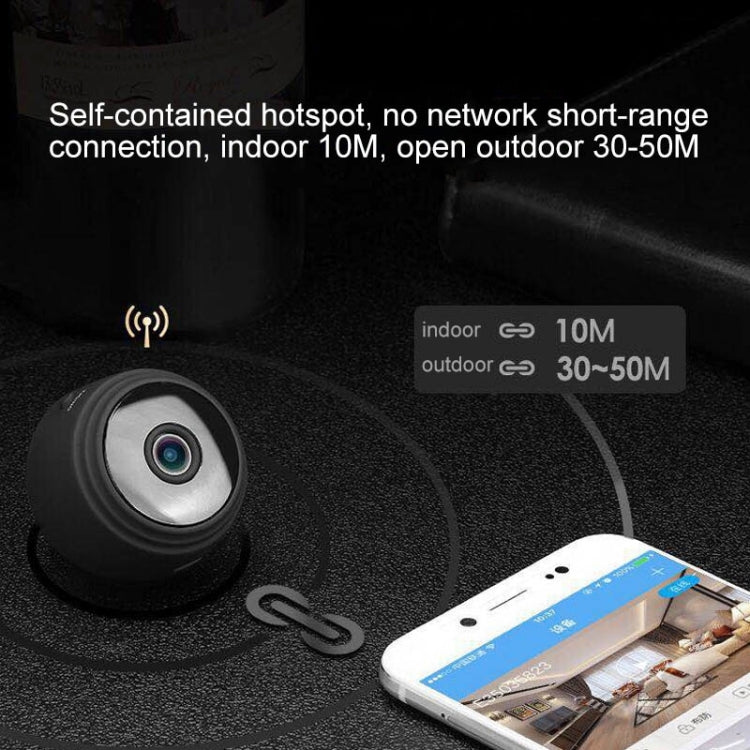 A9 1080P WiFi IP Camera Mini DV(White) by buy2fix