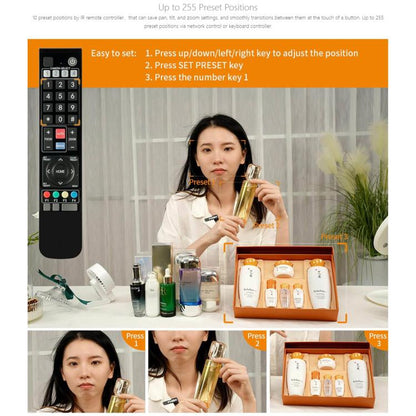 FEELWORLD UHD4K12X 4K PTZ Camera 12X Optical Zoom, Auto Focus SDI HDMI USB IP Remote Control (UK Plug) - HD Camera by FEELWORLD | Online Shopping UK | buy2fix