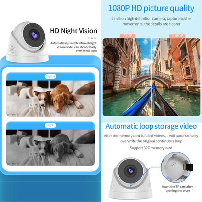 A5 Smart Conch WiFi Camera 1080P HD Night Vision IP Camera (UK Plug) - Wireless Camera by buy2fix | Online Shopping UK | buy2fix