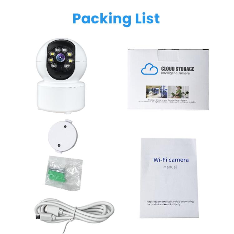 A10 Mini 360 PTZ WiFi Surveillance Camera Smart Home IP Camera  Night Vision Baby Monitor (White) - Wireless Camera by buy2fix | Online Shopping UK | buy2fix