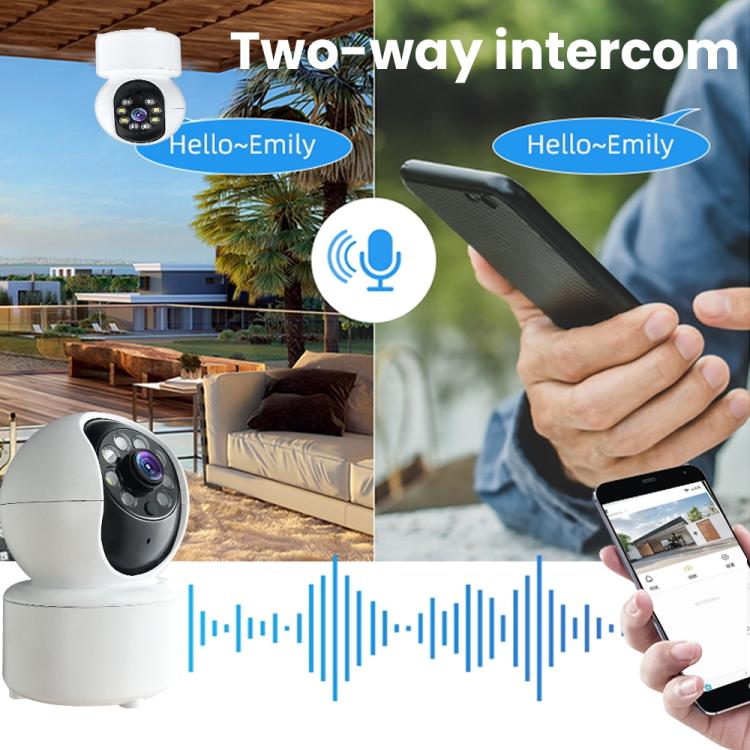 A10 Mini 360 PTZ WiFi Surveillance Camera Smart Home IP Camera  Night Vision Baby Monitor (White) - Wireless Camera by buy2fix | Online Shopping UK | buy2fix