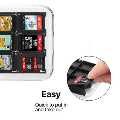 12 in 1 Box Memory Card Holder Box for Nintendo Switch(Black) - Bags by buy2fix | Online Shopping UK | buy2fix
