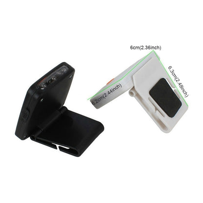 Portable Infrared Sensor LED Rechargeable Clip Hat Cap Lamp Fishing Headlamp for Fishing Camping Hiking (Black) - Others by buy2fix | Online Shopping UK | buy2fix