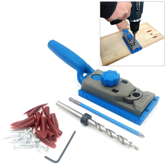 Plastic Angular Oblique Woodworking Hole Locator Set with Scale Marking