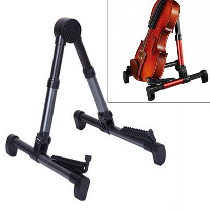 Simple Folding Vertical Guitar Violin Ukulele Bracket Musical Instrument Stand - String Instrument Accessories by buy2fix | Online Shopping UK | buy2fix