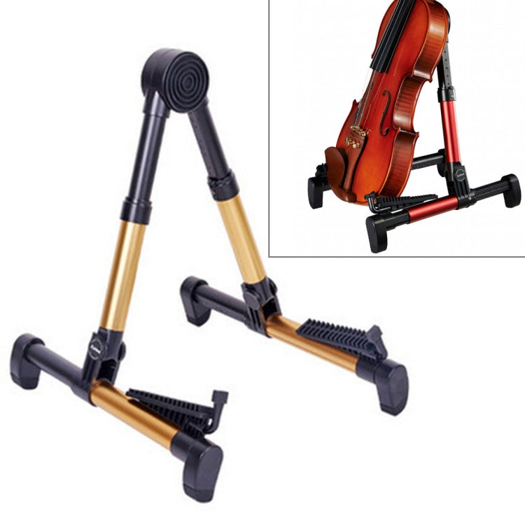Simple Folding Vertical Guitar Violin Ukulele Bracket Musical Instrument Stand - String Instrument Accessories by buy2fix | Online Shopping UK | buy2fix