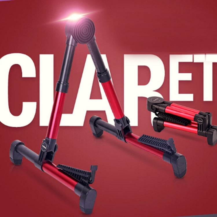 Simple Folding Vertical Guitar Violin Ukulele Bracket Musical Instrument Stand - String Instrument Accessories by buy2fix | Online Shopping UK | buy2fix