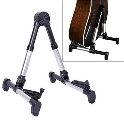 Simple Folding Vertical Guitar Violin Ukulele Bracket Musical Instrument Stand - String Instrument Accessories by buy2fix | Online Shopping UK | buy2fix