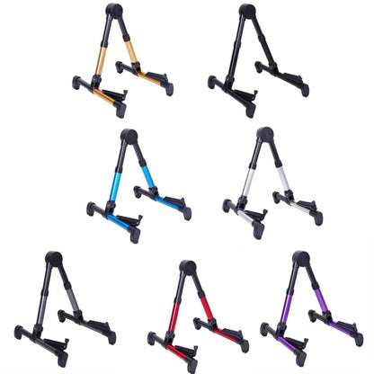 Simple Folding Vertical Guitar Violin Ukulele Bracket Musical Instrument Stand - String Instrument Accessories by buy2fix | Online Shopping UK | buy2fix