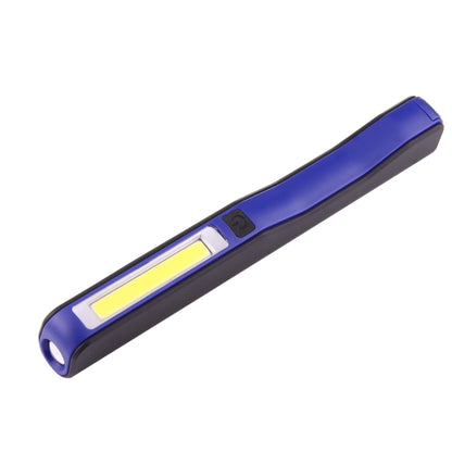 100LM High Brightness Pen Shape Work Light / Flashlight, White Light, COB LED 2-Modes with 90 Degree Rotatable Magnetic Pen Clip(Blue) - LED Flashlight by buy2fix | Online Shopping UK | buy2fix